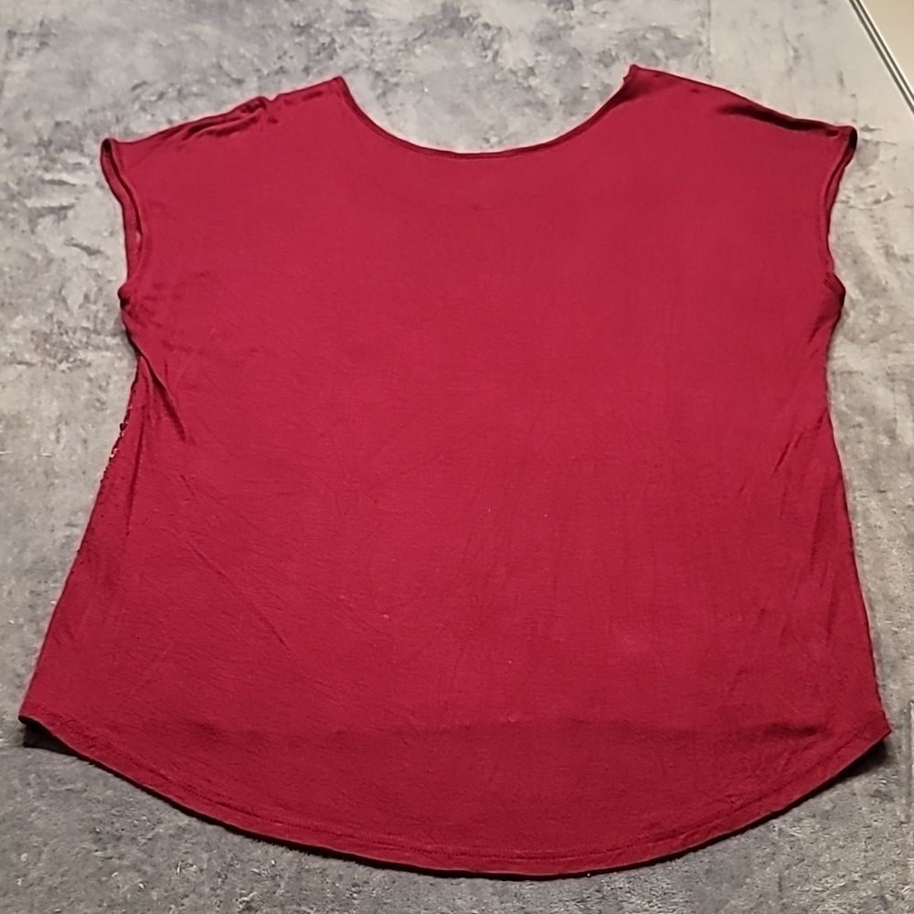 0191. EUC ~ RUE 21 ~ L ~ What a great top for a couple of upcoming Holidays!! - Picture 7 of 8